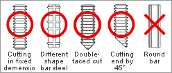 Shape of bolt used