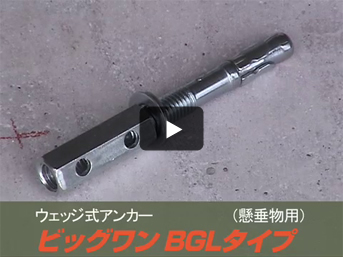 Big One BGL/BGSL/BGL-D type (For suspension objects) Installation explanatory video
