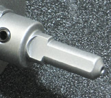 10 mm/13 mm chuck combination shank?Eallows for most drill chuck diameters.