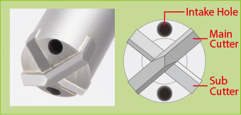 Dust collecting vacuum port and cross tip