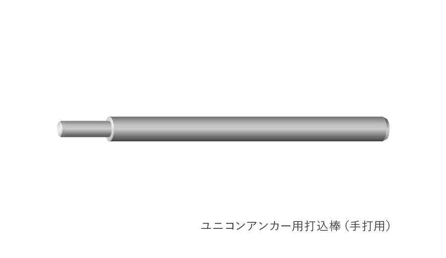 ユニコンアンカー用打込棒(機械打用)【SDSタイプ】