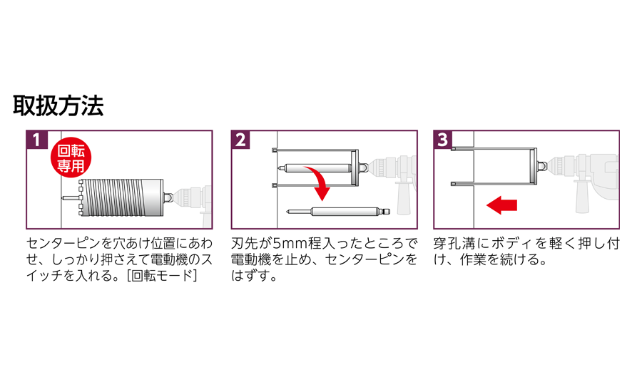 ユニカ ES-D80ST 単機能コアドリル ES(イーエス) 乾式ダイヤ ストレート軸 80mmφ