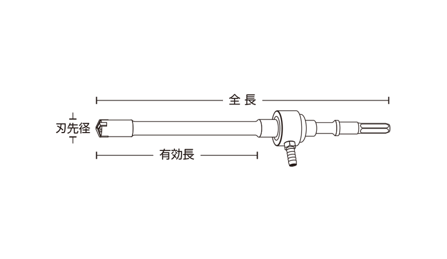 QビットUX 六角軸シャンク | C＆G | 製品情報 | ユニカ株式会社 [UNIKA